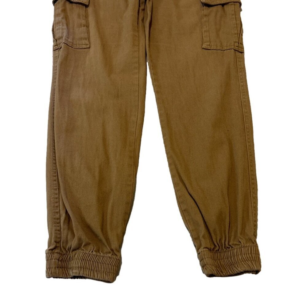 Brooklyn Cloth Sz Medium M Brown Drawstring Streetwear Urban Cargo Joggers Men - Picture 3 of 8